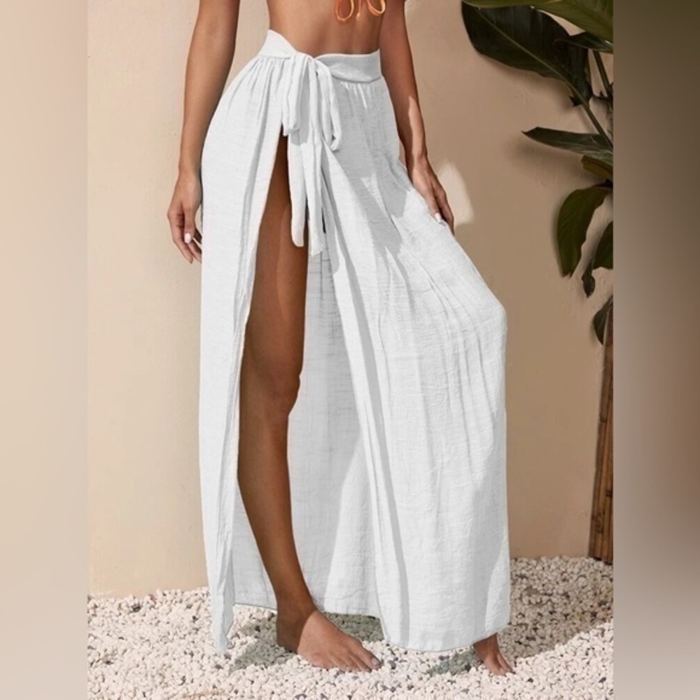 SHEIN Pool Coverup , Tie Closure